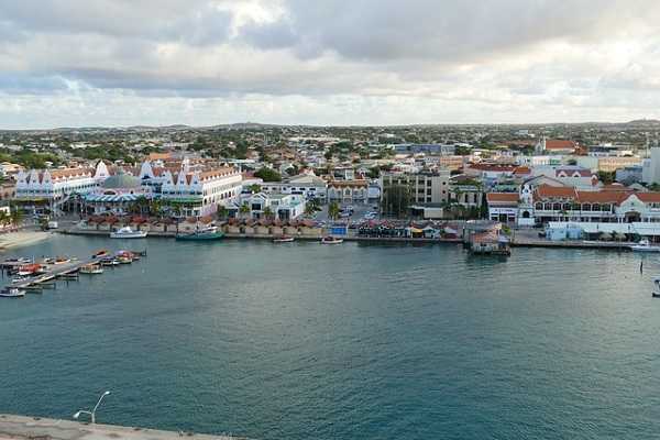 Oranjestad, capital de Aruba
